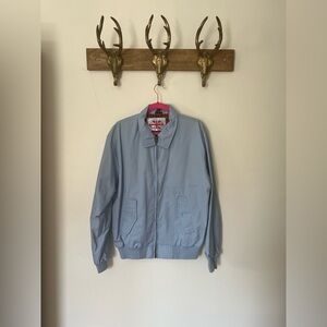 Powder blue Harrington jacket made in England!
